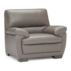Natuzzi Editions Leather Chair B674 - Living Room Chairs
