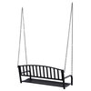 Outsunny 50" 2-Person Weather Resistant Steel Outdoor Porch Bench Swing