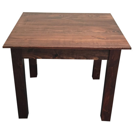 Smooth Top Mahogany Farm Table, 42"