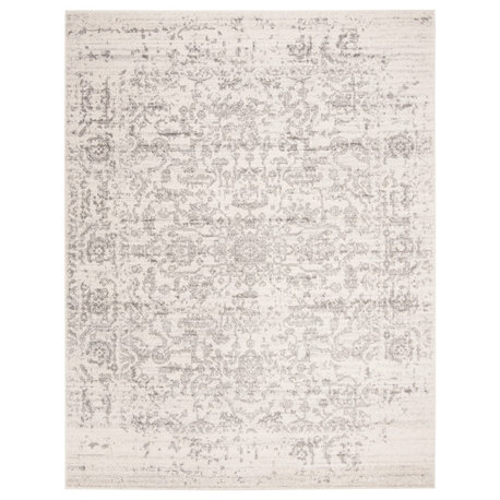 Safavieh Madison Collection MAD603 Rug, Silver/Ivory, 11'x15'
