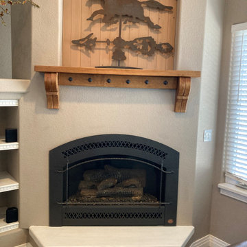 Farmhouse Fireplace Mantle