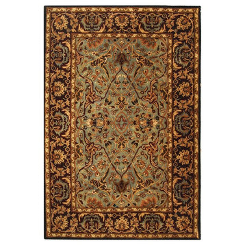 Safavieh Heritage Collection HG794 Rug, Light Blue/Red, 9'6" X 13'6"