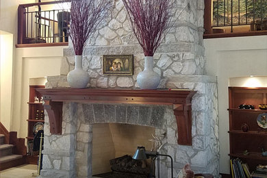 Custom Masonry Fireplace