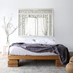 Nomad Village - Teak Umpak Bed Australian Queen - Bedroom Furniture