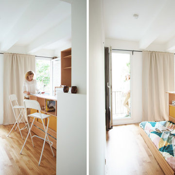 Cuisine convertible dans une pièce de 10m2