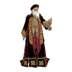 Katherine's Collection Jules Garland Seabury 65" Santa - Holiday Accents And Figurines