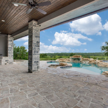 Covered patio/pool