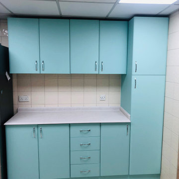 Modern kitchen cabinet wrapping in Dubai