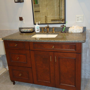 Master Bathroom-custom cabinets and shower