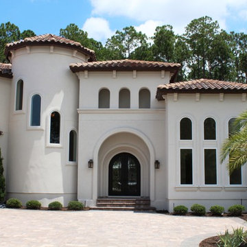 Custom Mediterranean Style Home