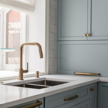 Hidden Appliance Cabinet in Kitchen