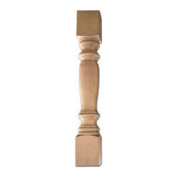 Inviting Home Inc. - Traditional Kitchen Island Leg, Cherry, 5" - Table Tops And Bases