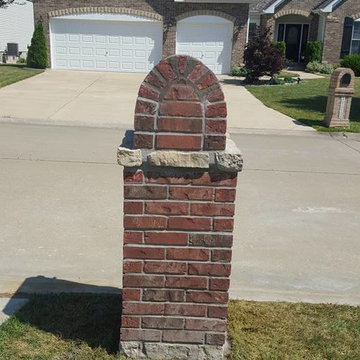 Brick and Stone Mailbox in O'fallon, Mo