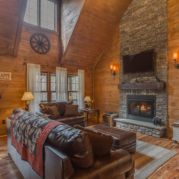 AFTER - Log Cabin Build Gatlinburg, TN