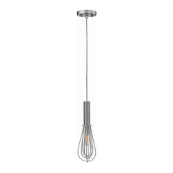 Hinkley Indulge 1 Light Mini Pendant with Brushed Nickel finish - Lighting