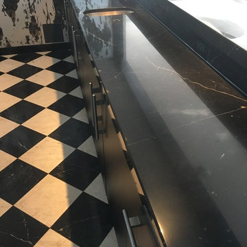5-Star Hotel - Black Marble Counter Tops