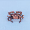 Napkin Ring Crab, Antique Copper, 3"