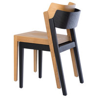 The 100 Chair, 17.75" Seat Height, Black