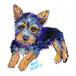 Tracey Keller Hand Illustrated Digital Pet Portraits - Products
