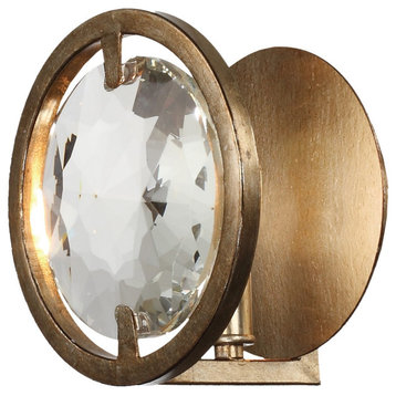 Crystorama Quincy 1 Light Wall Mount QUI-7621-DT - Distressed Twilight