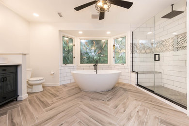 Example of a minimalist home design design in Columbus
