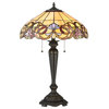 Quoizel TF2802T Blossom 2 Light 27" Tall Buffet Style Table Lamp - Imperial