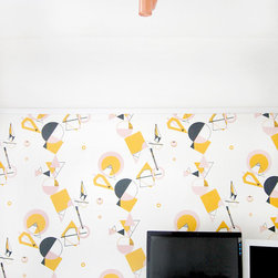 Geo Wallpaper For A Home Office - Wallpaper