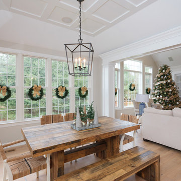 Transitional Farmhouse Kitchen and First Floor Remodel