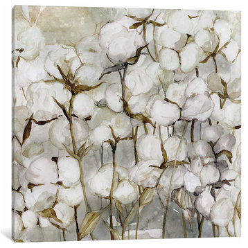 Cotton Field by Carol Robinson Canvas Print, 26"x26"x1.5"