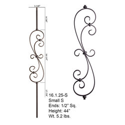 Mediterranean Wrought Iron Balusters - Products