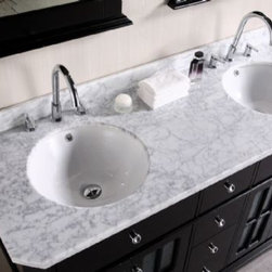 Design Element Imperial Double Sink Vanity Set 60" - Bathroom Vanities And Sink Consoles