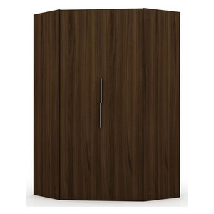 2 0 Corner Wardrobe Closet In Blue Contemporary Armoires And