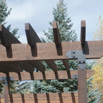 deck fix and Tongue and groove wall pergola