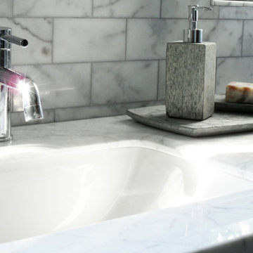 Modern blend for West Los Angeles bathroom