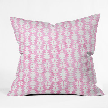 Holli Zollinger Tribal Pink Outdoor Throw Pillow, Large