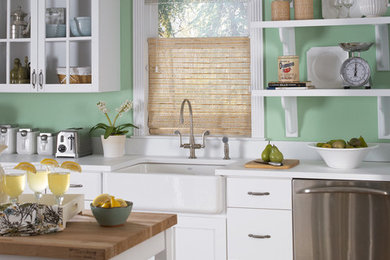 Example of a transitional kitchen design in Grand Rapids