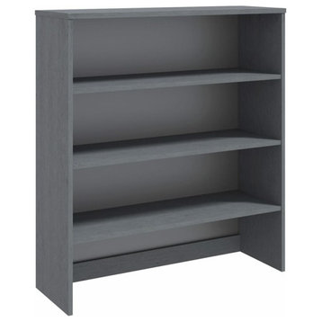 vidaXL Top for Highboard Entryway Cabinet HAMAR Dark Gray Solid Wood Pine