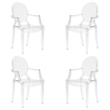 Ghost Arm Chair, Set of 4
