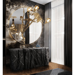 LUMIERE ROUND Mirror - Wall Mirrors
