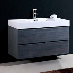 40" Wall Mounted Vanity - Bathroom Vanities And Sink Consoles