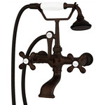 Canyon Bath - Wall-mount Faucet with British Telephone Handle, Oil-Rubbed Bronze - PRODUCT DETAILS