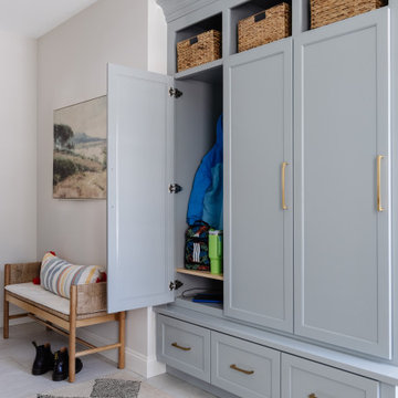Mudroom & Laundry Reimagined from Unused Office