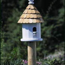 Small Natural Cedar Post - Birdhouses