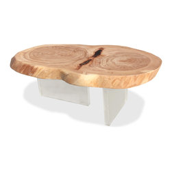 Elm Slab Coffee Table - Coffee Tables