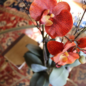 Bold punches of color keep the space fresh!