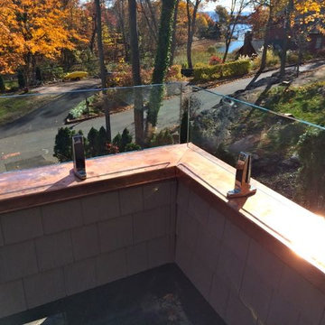 Glass Balcony Fence - Branford CT