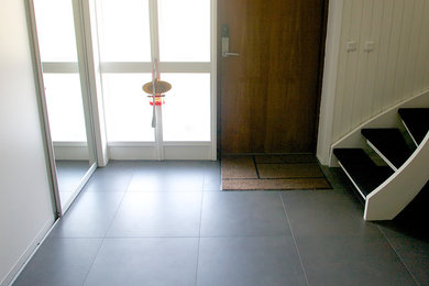 Example of a minimalist hallway design in Other