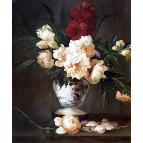 Peonies In A Vase