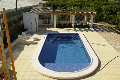 Swimming pool, patio and bbq area