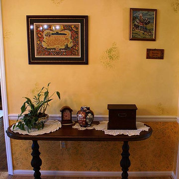 Stenciled Dining Room